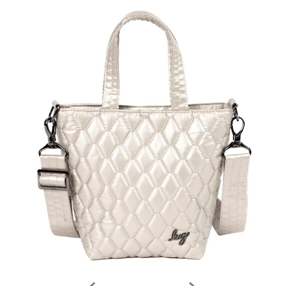 NWT LUG tip toe tote bag champagne gold - Picture 1 of 12